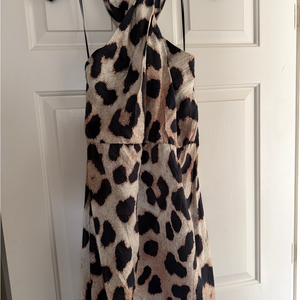 H&M Leopard Print Mini Dress